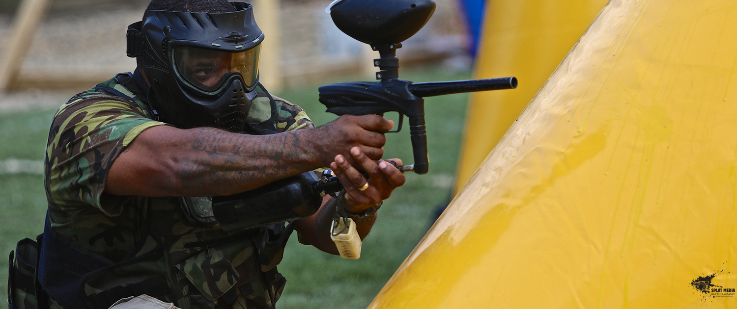 GOG eNMEy Paintball Marker Action Shot