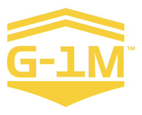 GOG Paintball G1-M Logo - Gold